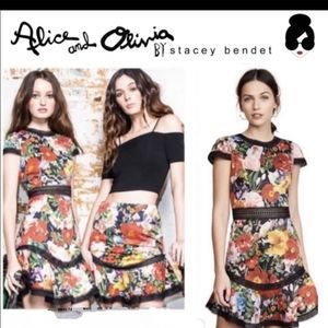 Alice + Olivia Rapunzel dress in Blooming Garden